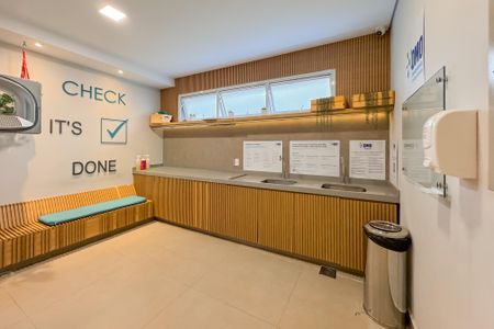 Studio para alugar com 27m², 1 quarto e sem vagaLavanderia