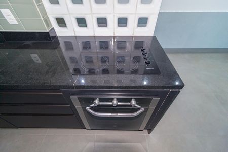 Apartamento à venda com 55m², 1 quarto e 2 vagasDetalhe - Cozinha
