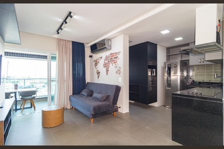 Apartamento à venda com 55m², 1 quarto e 2 vagasSala