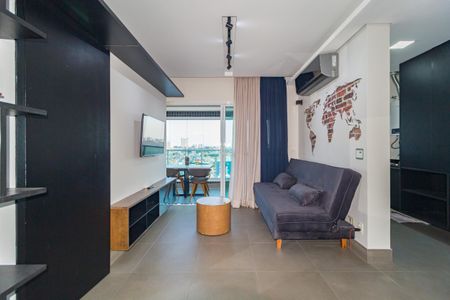 Apartamento à venda com 55m², 1 quarto e 2 vagasSala