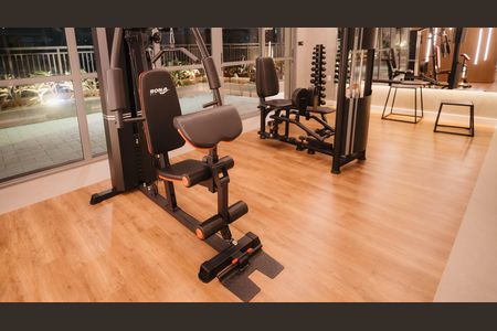 Apartamento à venda com 38m², 1 quarto e 1 vaga Apartamento à venda com 38m², 1 quarto e 1 vagaÁrea comum - Academia
