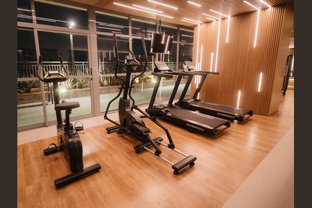 Apartamento à venda com 38m², 1 quarto e 1 vaga Apartamento à venda com 38m², 1 quarto e 1 vagaÁrea comum - Academia