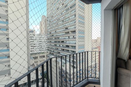 Apartamento à venda com 30m², 1 quarto e 1 vagaSacada Sala