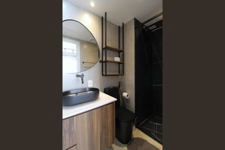 Studio para alugar com 26m², 1 quarto e sem vagaBanheiro da Suíte