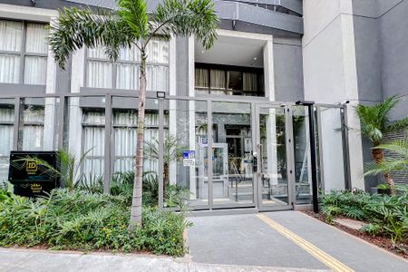 Studio para alugar com 21m², 1 quarto e sem vagaFachada - Plaquinha