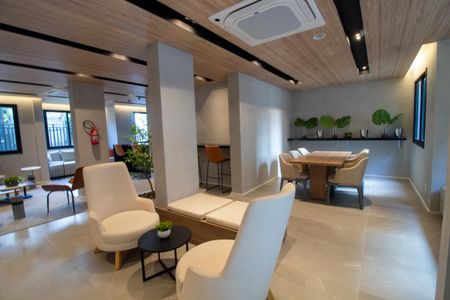 Apartamento à venda com 44m², 2 quartos e 1 vagaÁrea comum - Salão de festas