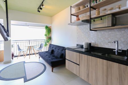 Apartamento à venda com 32m², 1 quarto e 1 vaga Apartamento à venda com 32m², 1 quarto e 1 vagacozinha