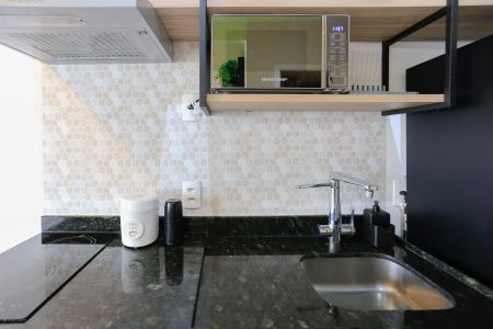 Apartamento à venda com 32m², 1 quarto e 1 vaga Apartamento à venda com 32m², 1 quarto e 1 vagacozinha