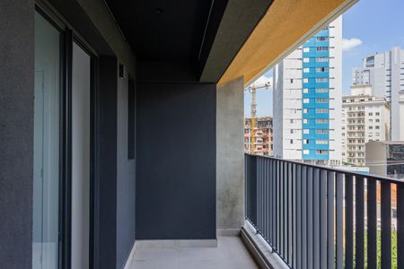 Studio à venda com 29m², 1 quarto e sem vagaVaranda