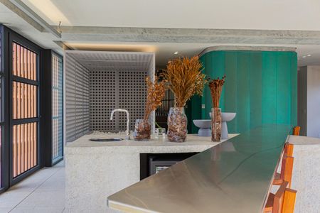 Studio à venda com 29m², 1 quarto e sem vagaÁrea gourmet