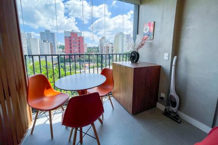 Studio à venda com 35m², 1 quarto e 1 vagaVaranda