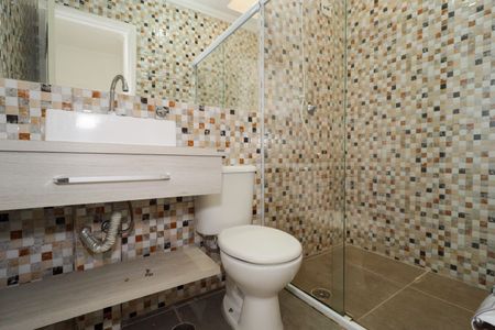 Casa de condomínio para alugar com 103m², 2 quartos e 1 vagaBanheiro