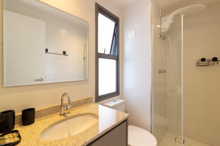 Studio para alugar com 26m², 1 quarto e sem vagaBanheiro