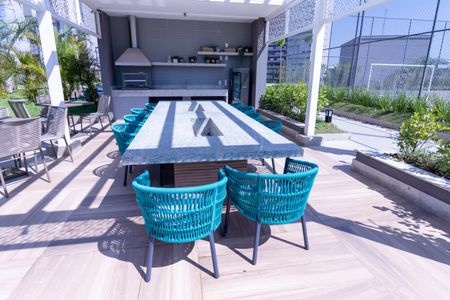 Apartamento para alugar com 90m², 3 quartos e 2 vagasÁrea comum - Churrasqueira