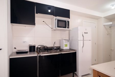 Cozinha de apartamento para alugar com 2 quartos, 36m² em Bela Vista, São Paulo