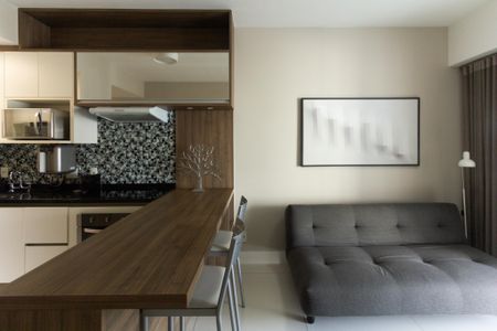 Apartamento para alugar com 61m², 1 quarto e 1 vagaSala/Cozinha