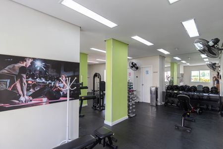 Apartamento à venda com 64m², 3 quartos e 1 vaga Apartamento à venda com 64m², 3 quartos e 1 vagaÁrea comum - Academia