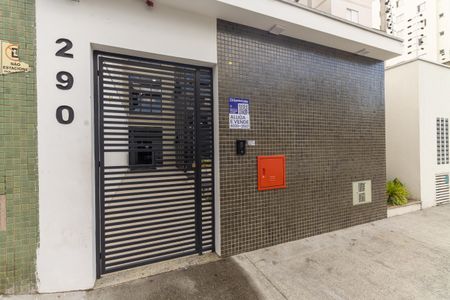 Apartamento à venda com 39m², 2 quartos e sem vagaFachada e placa