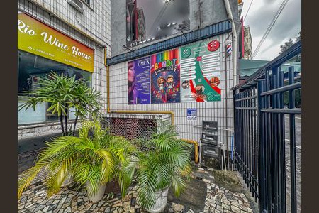 Área comum de kitnet/studio para alugar com 1 quarto, 16m² em Botafogo, Rio de Janeiro
