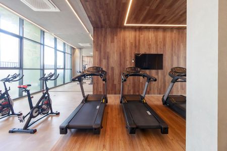 Studio para alugar com 24m², 1 quarto e sem vaga Studio para alugar com 24m², 1 quarto e sem vagaÁrea comum - Academia