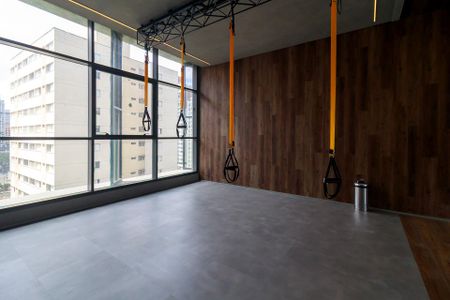 Studio para alugar com 24m², 1 quarto e sem vaga Studio para alugar com 24m², 1 quarto e sem vagaÁrea comum - Academia