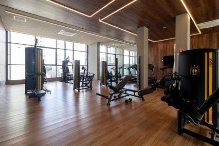 Studio para alugar com 24m², 1 quarto e sem vaga Studio para alugar com 24m², 1 quarto e sem vagaÁrea comum - Academia