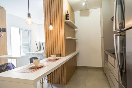 Studio para alugar com 32m², 1 quarto e sem vaga Studio para alugar com 32m², 1 quarto e sem vagaCozinha