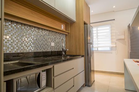 Studio para alugar com 32m², 1 quarto e sem vaga Studio para alugar com 32m², 1 quarto e sem vagaCozinha