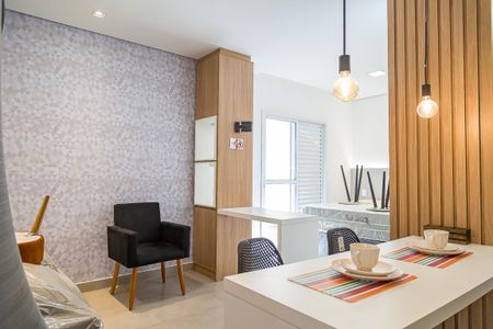 Studio para alugar com 32m², 1 quarto e sem vaga Studio para alugar com 32m², 1 quarto e sem vagaSala