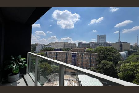 Studio para alugar com 28m², 1 quarto e sem vagaVaranda