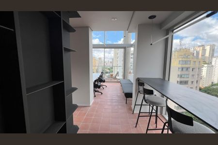 Studio para alugar com 28m², 1 quarto e sem vagaCoworking