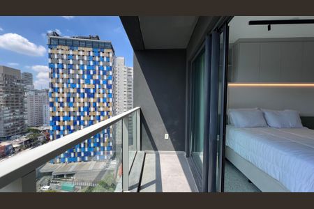 Studio para alugar com 28m², 1 quarto e sem vagaVaranda