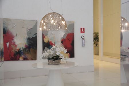 Apartamento para alugar com 56m², 1 quarto e 2 vagasHall social