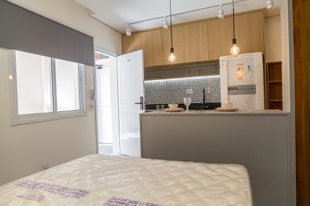 Studio para alugar com 24m², 1 quarto e sem vagaQuarto