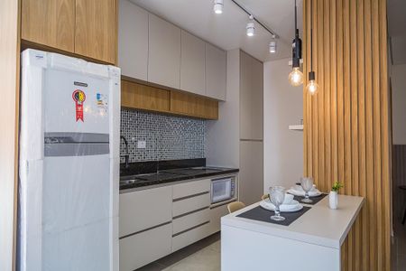 Studio para alugar com 32m², 1 quarto e sem vaga Studio para alugar com 32m², 1 quarto e sem vagaCozinha