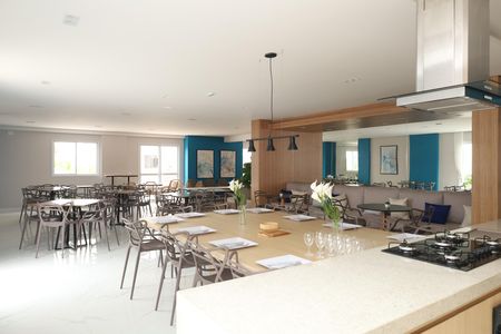 Apartamento à venda com 46m², 2 quartos e 1 vagaÁrea comum - Salão de festas
