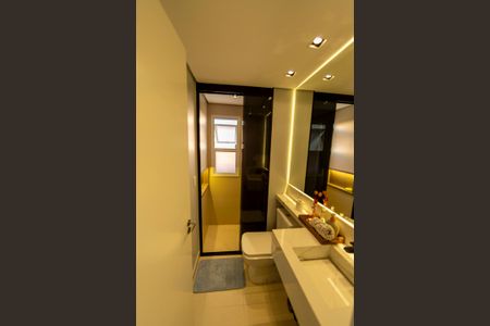 Apartamento à venda com 74m², 3 quartos e 2 vagasBanheiro Social