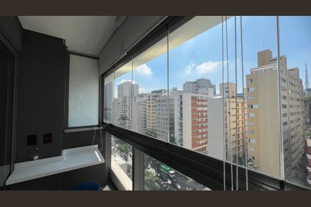 Studio para alugar com 19m², 1 quarto e sem vagaSacada