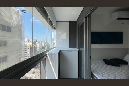 Studio para alugar com 19m², 1 quarto e sem vagaSacada
