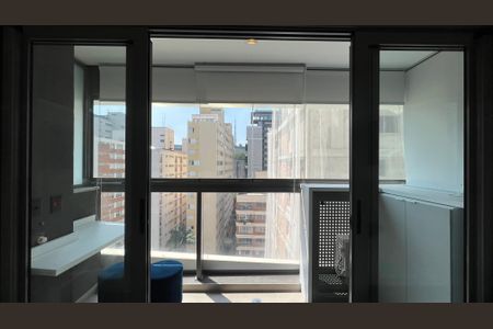 Studio para alugar com 19m², 1 quarto e sem vagaSacada