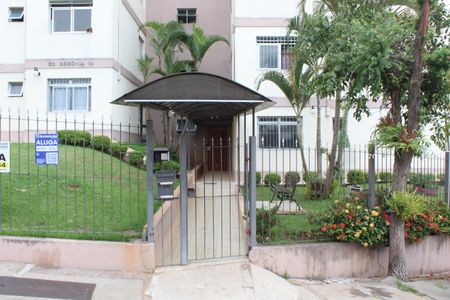 Apartamento para alugar com 58m², 2 quartos e 1 vagaFachada do Condomínio e Placa