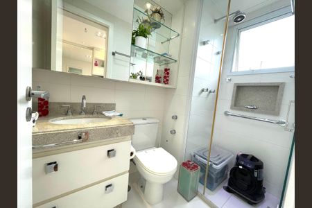 Apartamento à venda com 186m², 3 quartos e 5 vagasBanheiro da Suíte 3