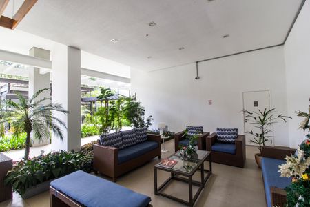 Apartamento à venda com 50m², 1 quarto e 2 vagasHall social