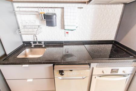 Apartamento à venda com 50m², 1 quarto e 2 vagasDetalhe da cozinha