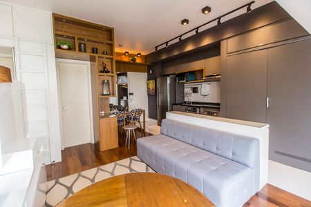 Apartamento à venda com 50m², 1 quarto e 2 vagasSala de TV