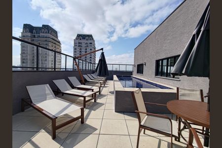 Studio para alugar com 26m², 1 quarto e sem vaga Studio para alugar com 26m², 1 quarto e sem vagaÁrea comum - Piscina