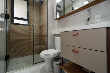 Studio para alugar com 26m², 1 quarto e sem vaga Studio para alugar com 26m², 1 quarto e sem vagaBanheiro