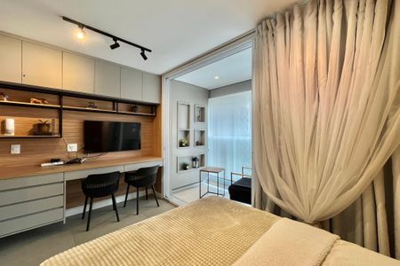 Apartamento para alugar com 27m², 1 quarto e sem vagaSala/Quarto