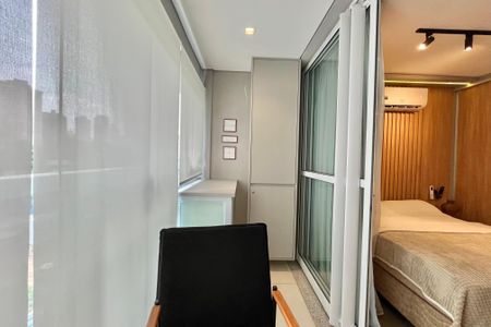 Apartamento para alugar com 27m², 1 quarto e sem vagaVaranda