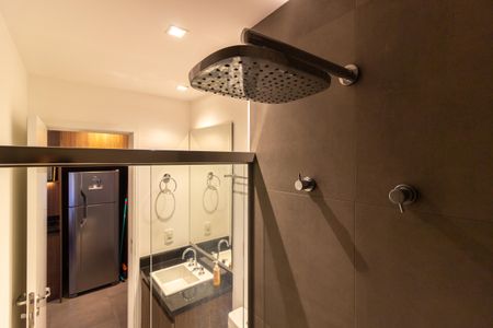 Studio para alugar com 33m², 1 quarto e 1 vaga Studio para alugar com 33m², 1 quarto e 1 vagaBanheiro